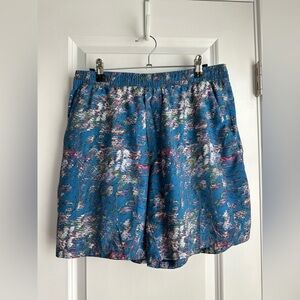 Lululemon Men's Linerless Pace Breaker Shorts 7" Speed Floral Poolside Multi L